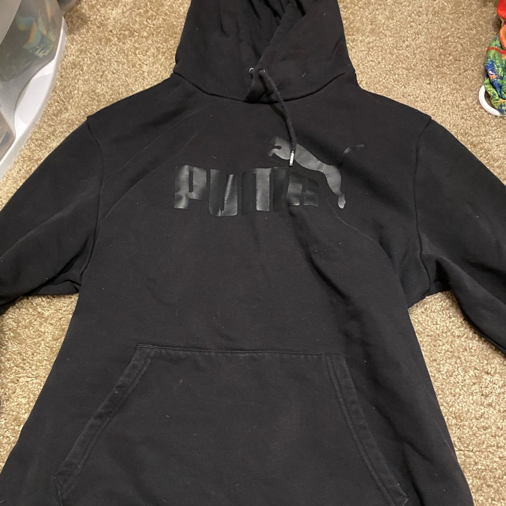 black puma hoodie
